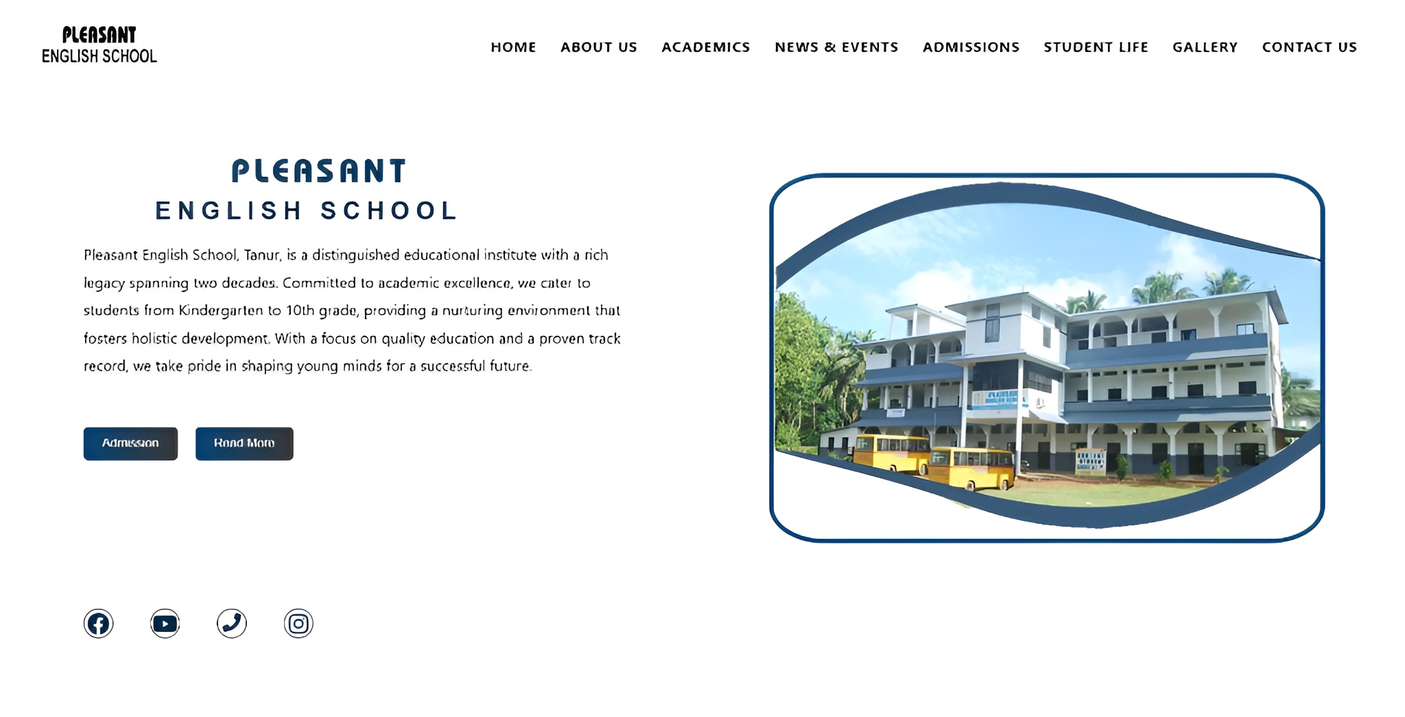 Pleasant English School Project